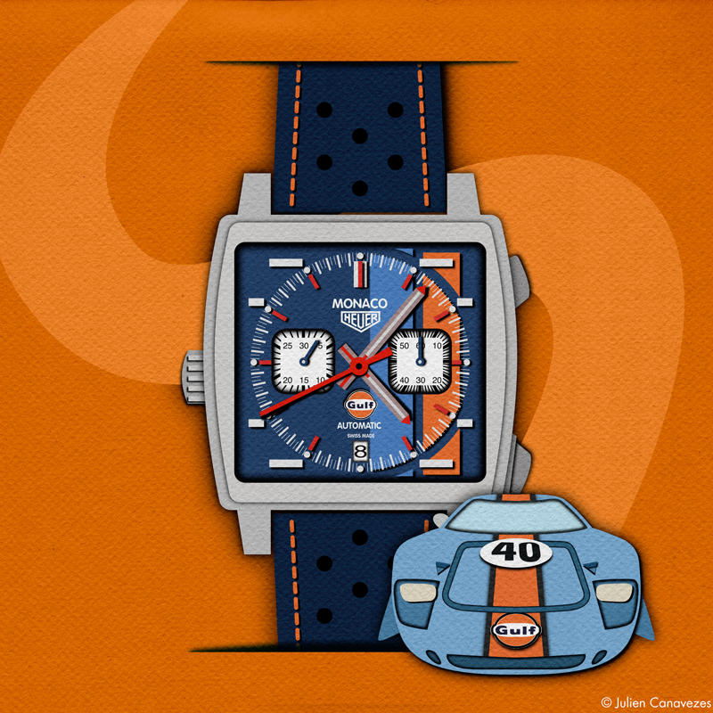 illustration montre luxe